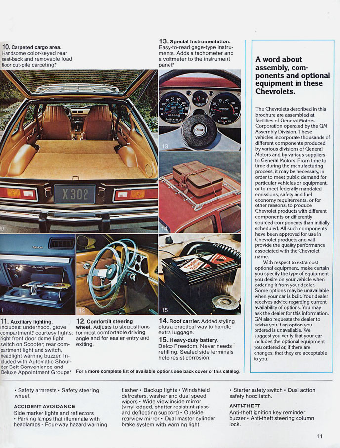 1979 Chev Chevette Brochure Page 7